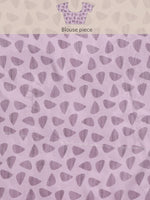 Thumbnail for Peach Silk Blend Digital Print Abstract Saree with Unstitched Blouse - Hiral Fashion - Distacart