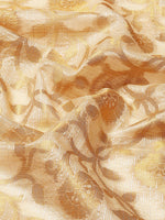 Thumbnail for Pink Tissue Silk Woven Zari Design Floral Saree with Unstitched Blouse - Hiral Fashion - Distacart