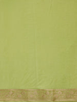 Thumbnail for Green Pure Viscose Chinon Zari Woven Solid Saree with Unstitched Blouse - Hiral Fashion - Distacart