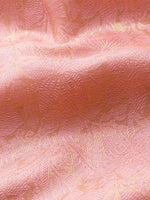 Thumbnail for Pink Tissue Silk Woven Zari Design Floral Saree with Unstitched Blouse - Hiral Fashion - Distacart