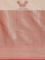 Thumbnail for Black Pure Silk Woven Zari Design Animal Saree with Unstitched Blouse - Hiral Fashion - Distacart