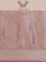 Thumbnail for Turquoise Pure Silk Woven Zari Design Animal Saree with Unstitched Blouse - Hiral Fashion - Distacart