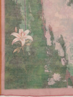 Thumbnail for Multicolor Silk Blend Digital Print Floral Saree with Unstitched Blouse - Hiral Fashion - Distacart