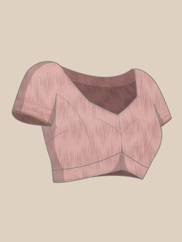 Multicolor Silk Blend Digital Print Floral Saree with Unstitched Blouse - Hiral Fashion - Distacart