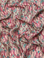 Thumbnail for Off White Kanchipuram Silk Digital Print Paisely Saree with Unstitched Blouse - Hiral Fashion - Distacart