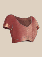 Thumbnail for Off White Kanchipuram Silk Digital Print Paisely Saree with Unstitched Blouse - Hiral Fashion - Distacart