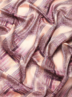 Thumbnail for Beige Kanchipuram Silk Digital Print Geomatric Saree with Unstitched Blouse - Hiral Fashion - Distacart