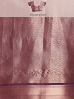 Thumbnail for Beige Kanchipuram Silk Digital Print Geomatric Saree with Unstitched Blouse - Hiral Fashion - Distacart