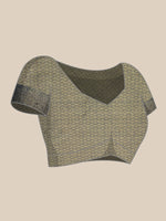 Thumbnail for Gray Tissue Silk Digital Print Floral Saree with Unstitched Blouse - Hiral Fashion - Distacart