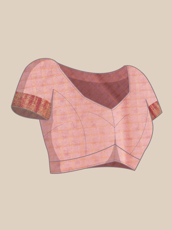 Pink Munga Silk Digital Print Floral Saree with Unstitched Blouse - Hiral Fashion - Distacart