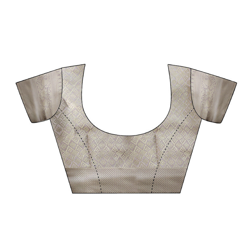 Green Art Silk Printed Floral Saree with Unstitched Blouse - Hiral Fashion - Distacart