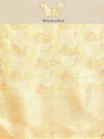 Thumbnail for Multicolor Art Silk Woven Zari Design Floral Saree with Unstitched Blouse - Hiral Fashion - Distacart