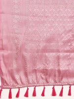 Thumbnail for Multicolor Art Silk Woven Zari Design Floral Saree with Unstitched Blouse - Hiral Fashion - Distacart