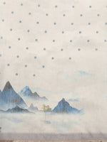 Thumbnail for Beige Silk Cotton Digital Print Polka Dots Saree with Unstitched Blouse - Hiral Fashion - Distacart