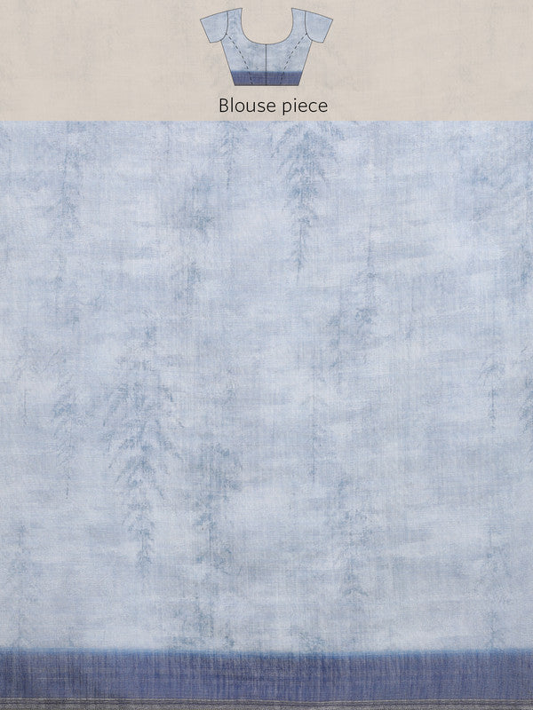 Red Silk Cotton Digital Print Solid Saree with Unstitched Blouse - Hiral Fashion - Distacart