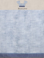 Thumbnail for Red Silk Cotton Digital Print Solid Saree with Unstitched Blouse - Hiral Fashion - Distacart