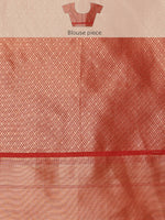 Thumbnail for Multicolor Kanjeevaram Silk Digital Print Kalamkari Saree with Unstitched Blouse - Hiral Fashion - Distacart