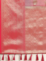 Thumbnail for Green Chanderi Art Silk Printed Floral Saree with Unstitched Blouse - Hiral Fashion - Distacart