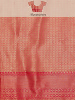 Thumbnail for Blue Chanderi Art Silk Digital Print Floral Saree with Unstitched Blouse - Hiral Fashion - Distacart