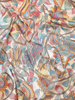 Thumbnail for Multicolor Art Silk Digital Print Floral Saree with Unstitched Blouse - Hiral Fashion - Distacart