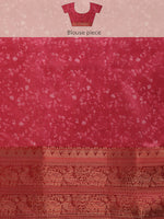 Thumbnail for Olive Pure Silk Digital Print Floral Saree with Unstitched Blouse - Hiral Fashion - Distacart