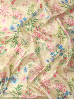 Thumbnail for Multicolor Pure Silk Digital Print Floral Saree with Unstitched Blouse - Hiral Fashion - Distacart