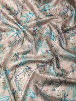 Thumbnail for Multicolor Pure Silk Digital Print Floral Saree with Unstitched Blouse - Hiral Fashion - Distacart