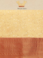 Thumbnail for Multicolor Pure Silk Digital Print Floral Saree with Unstitched Blouse - Hiral Fashion - Distacart