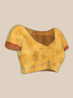 Thumbnail for Sky Blue Pure Silk Digital Print Floral Saree with Unstitched Blouse - Hiral Fashion - Distacart