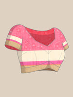 Thumbnail for Mustard Tusser Silk Digital Print Solid Saree with Unstitched Blouse - Hiral Fashion - Distacart