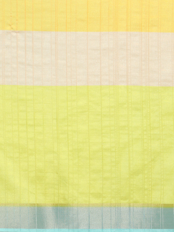 Multicolor Tusser Silk Digital Print Solid Saree with Unstitched Blouse - Hiral Fashion - Distacart