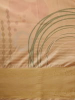 Thumbnail for Multicolor Tusser Silk Digital Print Striped Saree with Unstitched Blouse - Hiral Fashion - Distacart