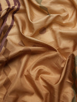 Thumbnail for Multicolor Tusser Silk Digital Print Striped Saree with Unstitched Blouse - Hiral Fashion - Distacart