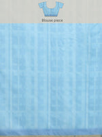 Thumbnail for Multicolor Cotton Blend Digital Print Geomatric Saree with Unstitched Blouse - Hiral Fashion - Distacart