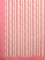 Thumbnail for Red Cotton Blend Digital Print Striped Saree with Unstitched Blouse - Hiral Fashion - Distacart