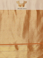 Thumbnail for Blue Kanjeevaram Silk Digital Print Floral Saree with Unstitched Blouse - Hiral Fashion - Distacart