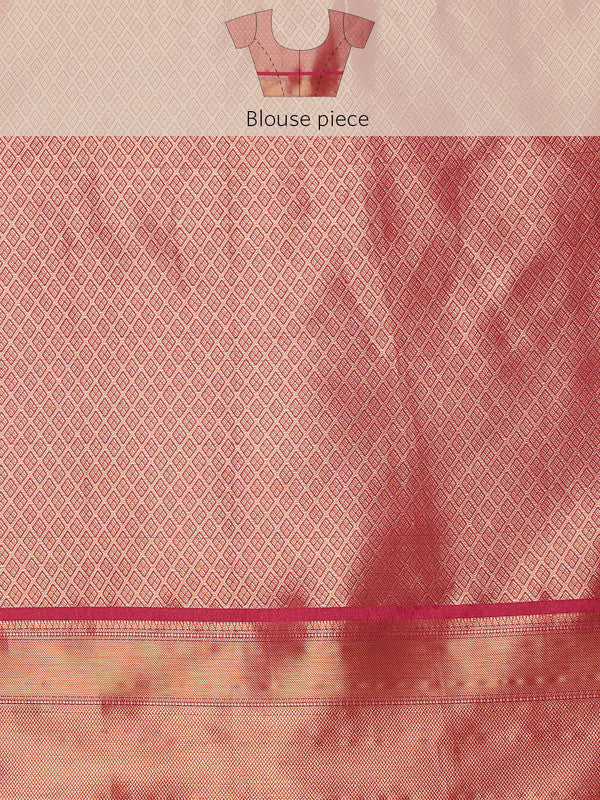 Olive Kanjeevaram Silk Digital Print Floral Saree with Unstitched Blouse - Hiral Fashion - Distacart