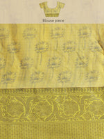 Thumbnail for Maroon Munga Silk Digital Print Floral Saree with Unstitched Blouse - Hiral Fashion - Distacart