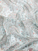 Thumbnail for Gray Munga Silk Digital Print Animal Print Saree with Unstitched Blouse - Hiral Fashion - Distacart