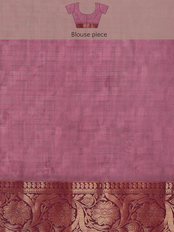 Beige Munga Silk Digital Print Floral Saree with Unstitched Blouse - Hiral Fashion - Distacart