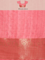 Thumbnail for Multicolor Munga Silk Digital Print Floral Saree with Unstitched Blouse - Hiral Fashion - Distacart