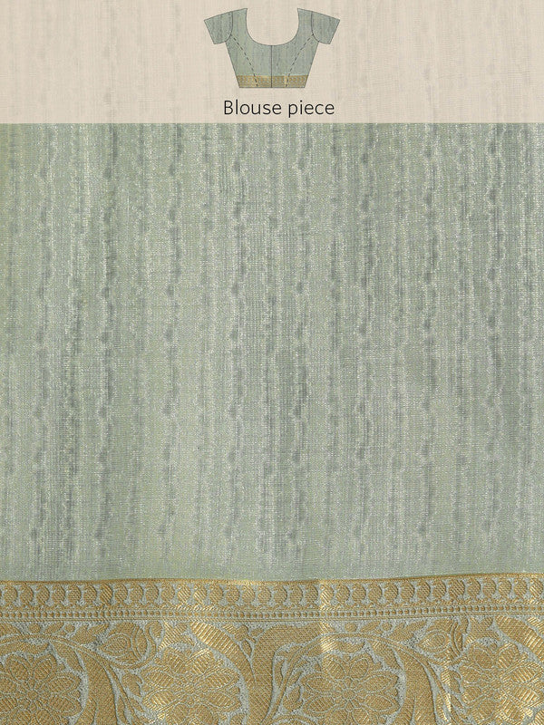 Beige Munga Silk Digital Print Floral Saree with Unstitched Blouse - Hiral Fashion - Distacart