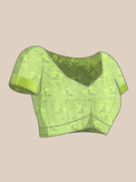 Thumbnail for Navy Blue Munga Silk Digital Print Animal Print Saree with Unstitched Blouse - Hiral Fashion - Distacart