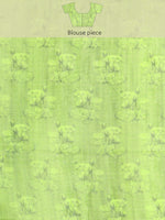 Thumbnail for Navy Blue Munga Silk Digital Print Animal Print Saree with Unstitched Blouse - Hiral Fashion - Distacart