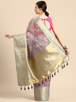 Thumbnail for Rust Munga Silk Digital Print Animal Print Saree with Unstitched Blouse - Hiral Fashion - Distacart