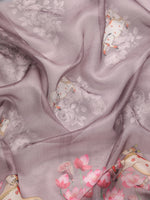 Thumbnail for Rust Munga Silk Digital Print Animal Print Saree with Unstitched Blouse - Hiral Fashion - Distacart