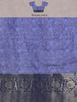 Thumbnail for Beige Munga Silk Digital Print Kalamkari Saree with Unstitched Blouse - Hiral Fashion - Distacart