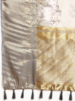 Thumbnail for Olive Munga Silk Digital Print Kalamkari Saree with Unstitched Blouse - Hiral Fashion - Distacart