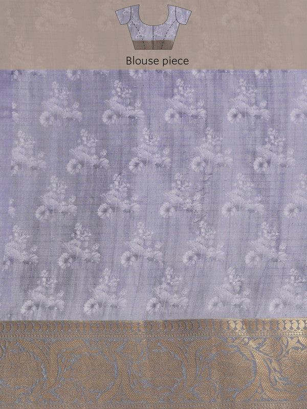 Olive Munga Silk Digital Print Kalamkari Saree with Unstitched Blouse - Hiral Fashion - Distacart