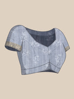 Thumbnail for Turquoise Munga Silk Digital Print Animal Print Saree with Unstitched Blouse - Hiral Fashion - Distacart